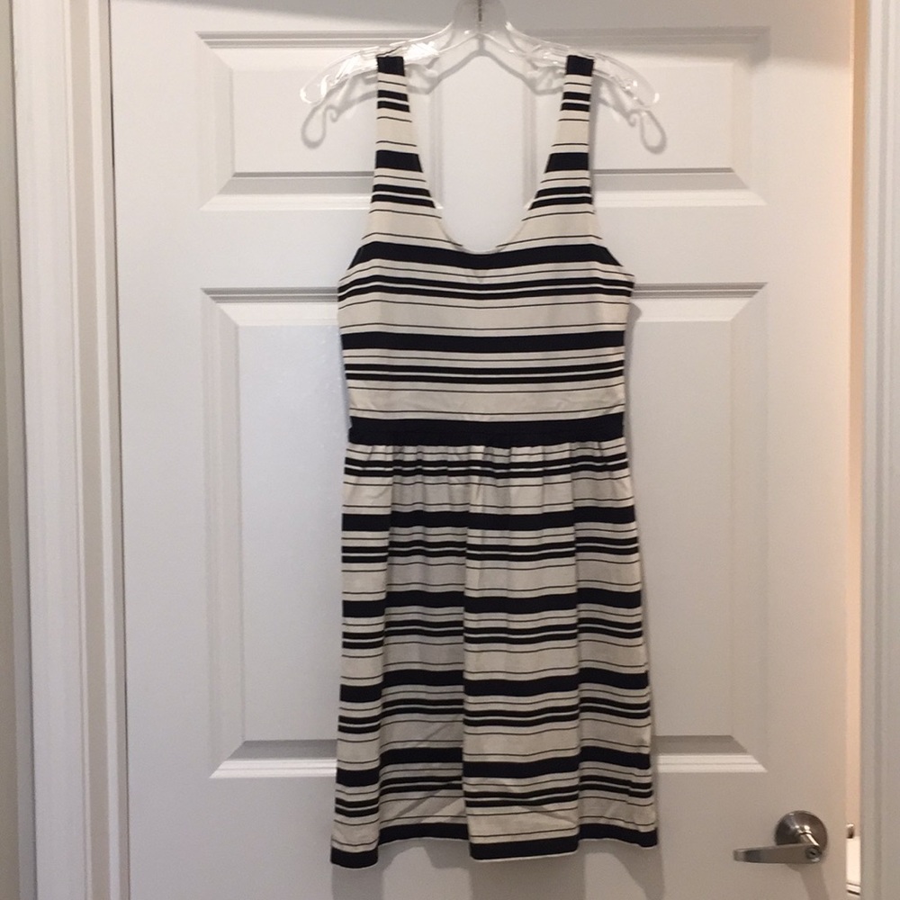 J Crew Striped Tank Dress